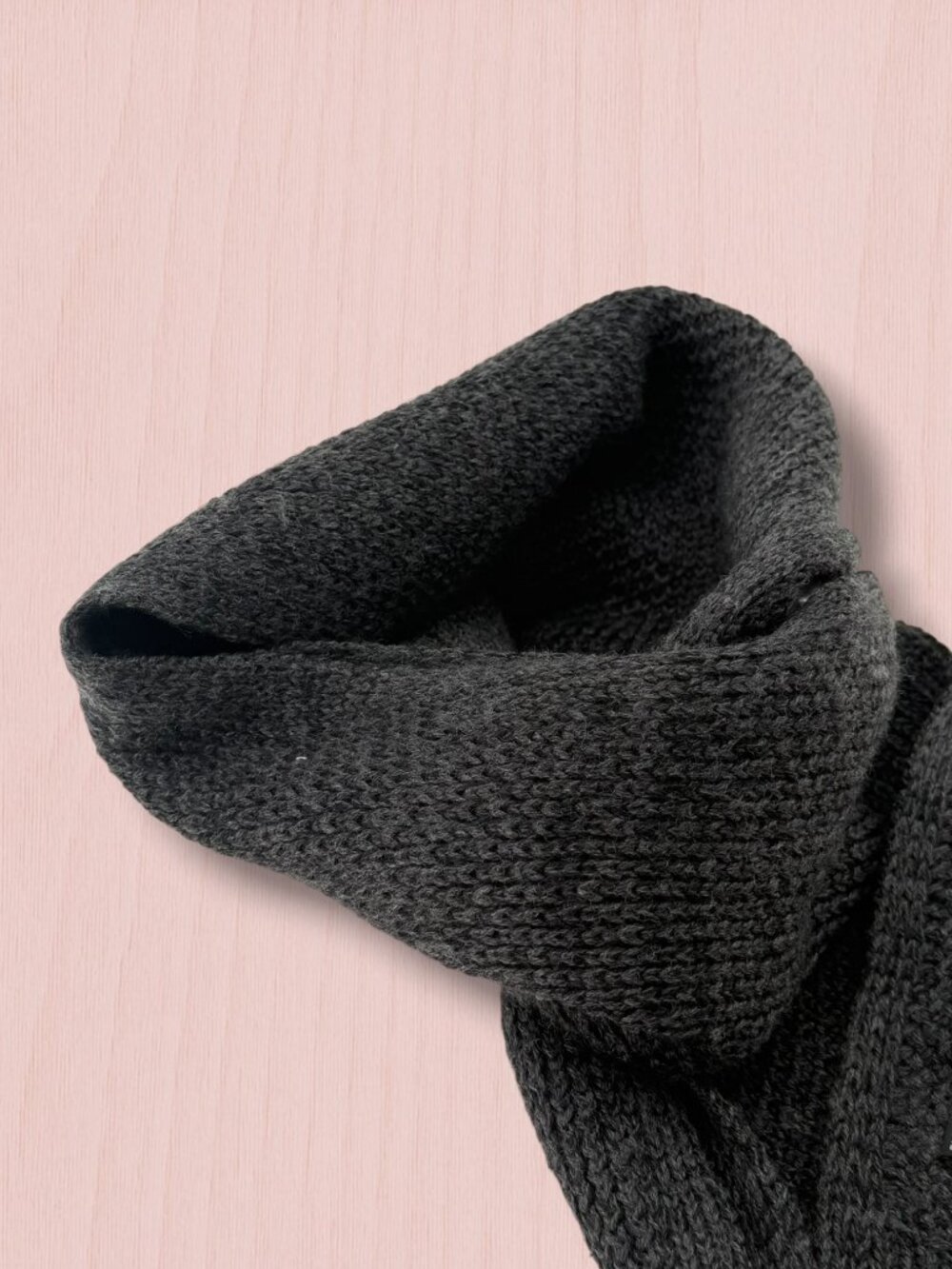 JOS.A.Bank Charcoal Wool Blend Scarf NWT - Picture 4 of 4